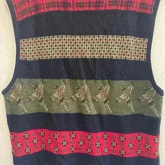 ⚡️5/$20 bundle sale⚡️ Vintage Robert Scott Vest LG - Picture 3 of 7